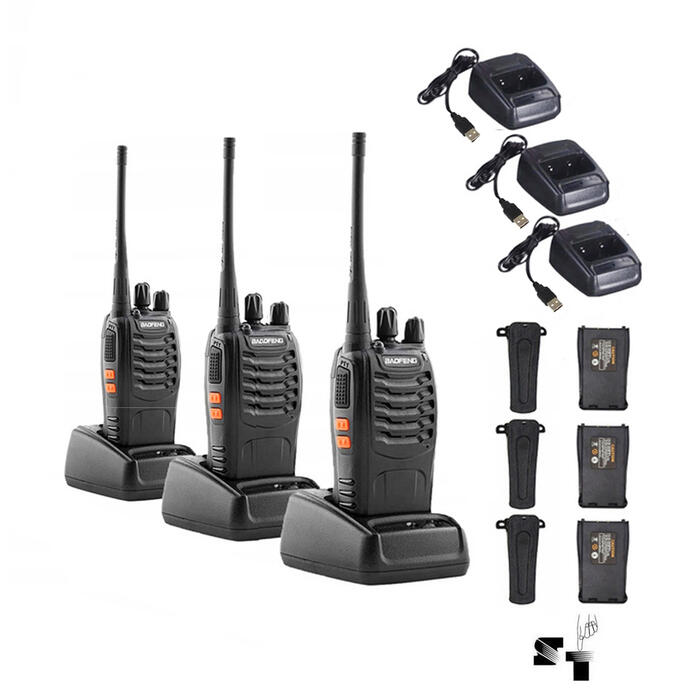 Tres Handies Baofeng BF-888S Uhf Recargable